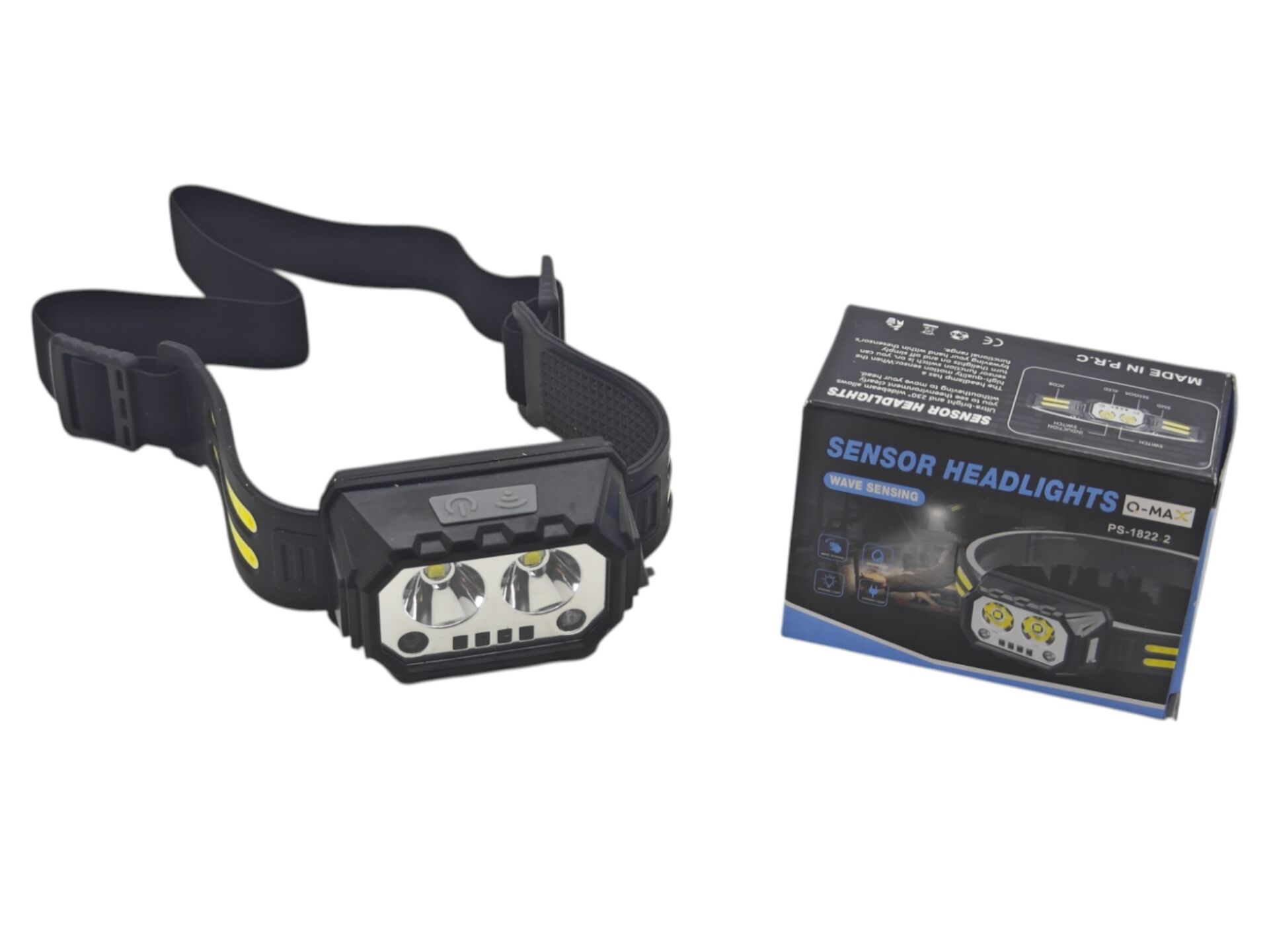 PS-1822-2   Q-Max Şarjlı Sensörlü Kafa Lambası