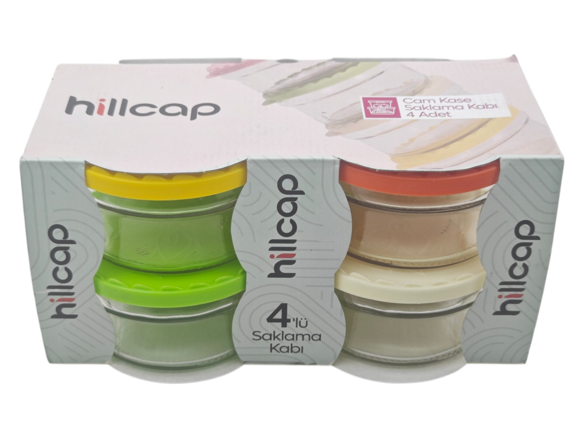 06228   Hillcap Cam Kase Saklama Kabı 4lü