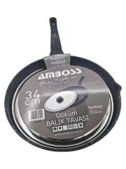 BAL-3091   Amboss Doküm Balık Tavası 34cm