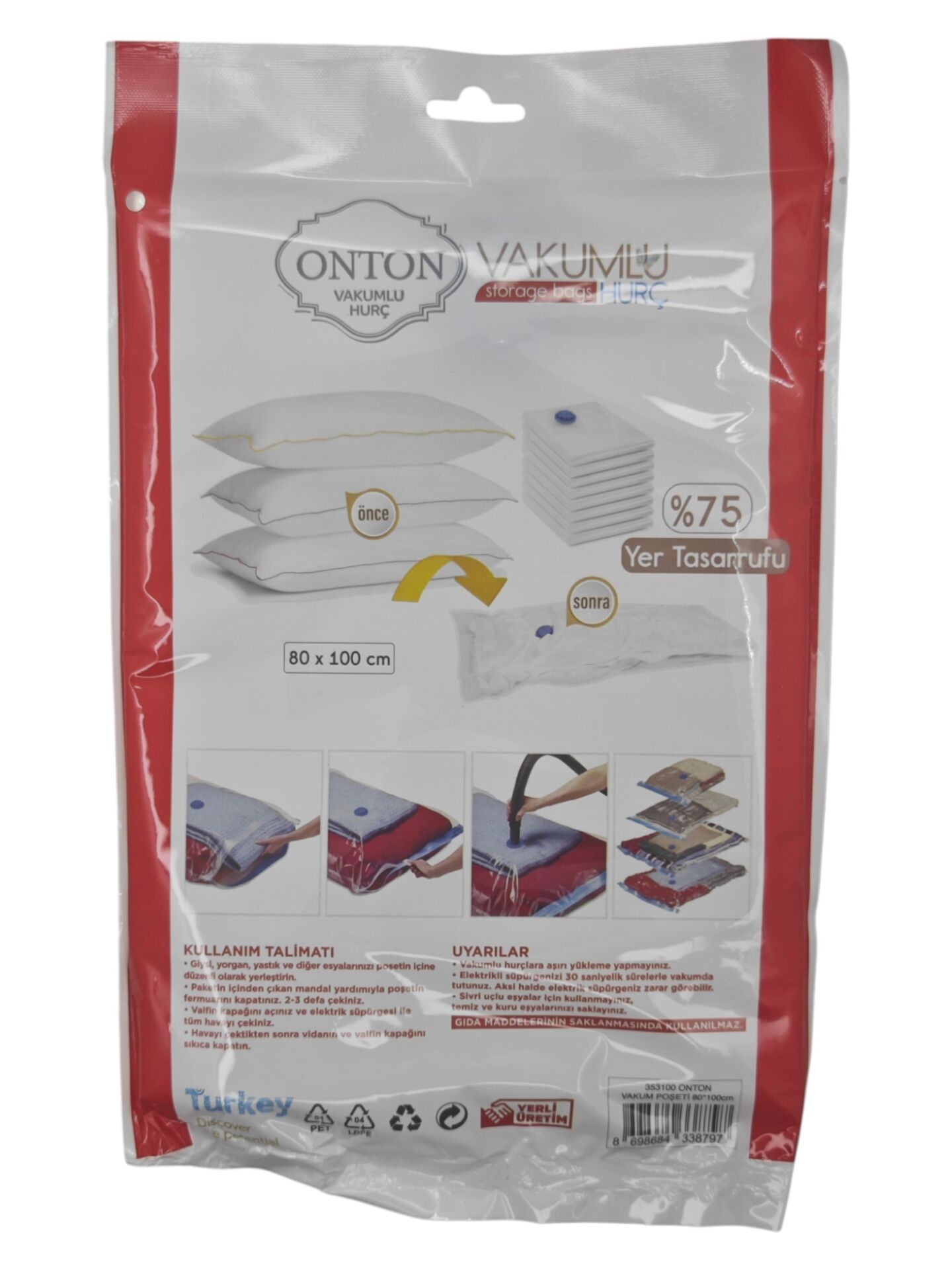 353100   Onton Vakumlu Hurç 80*100cm