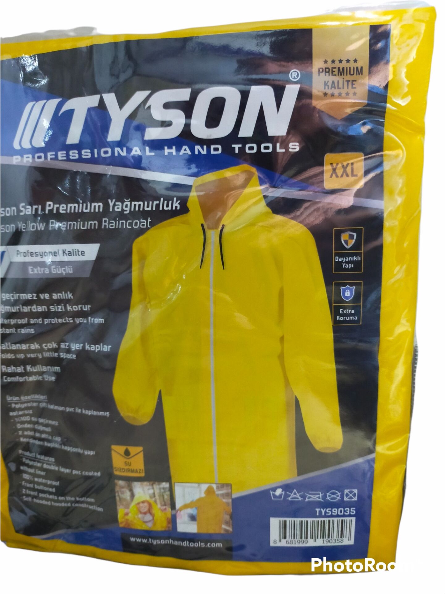 Tys9037   Tyson Luks Premium Yağmurluk - Mavi