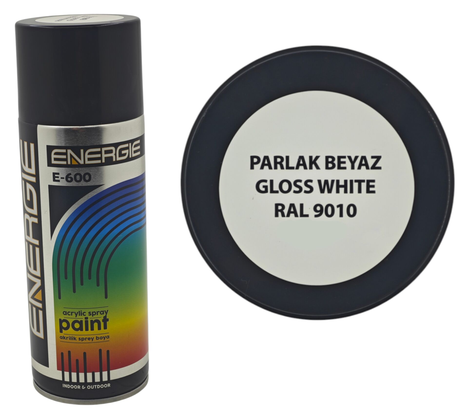 RAL 9010   Energie E-600 Sprey Boya 400ml - Parlak Beyaz