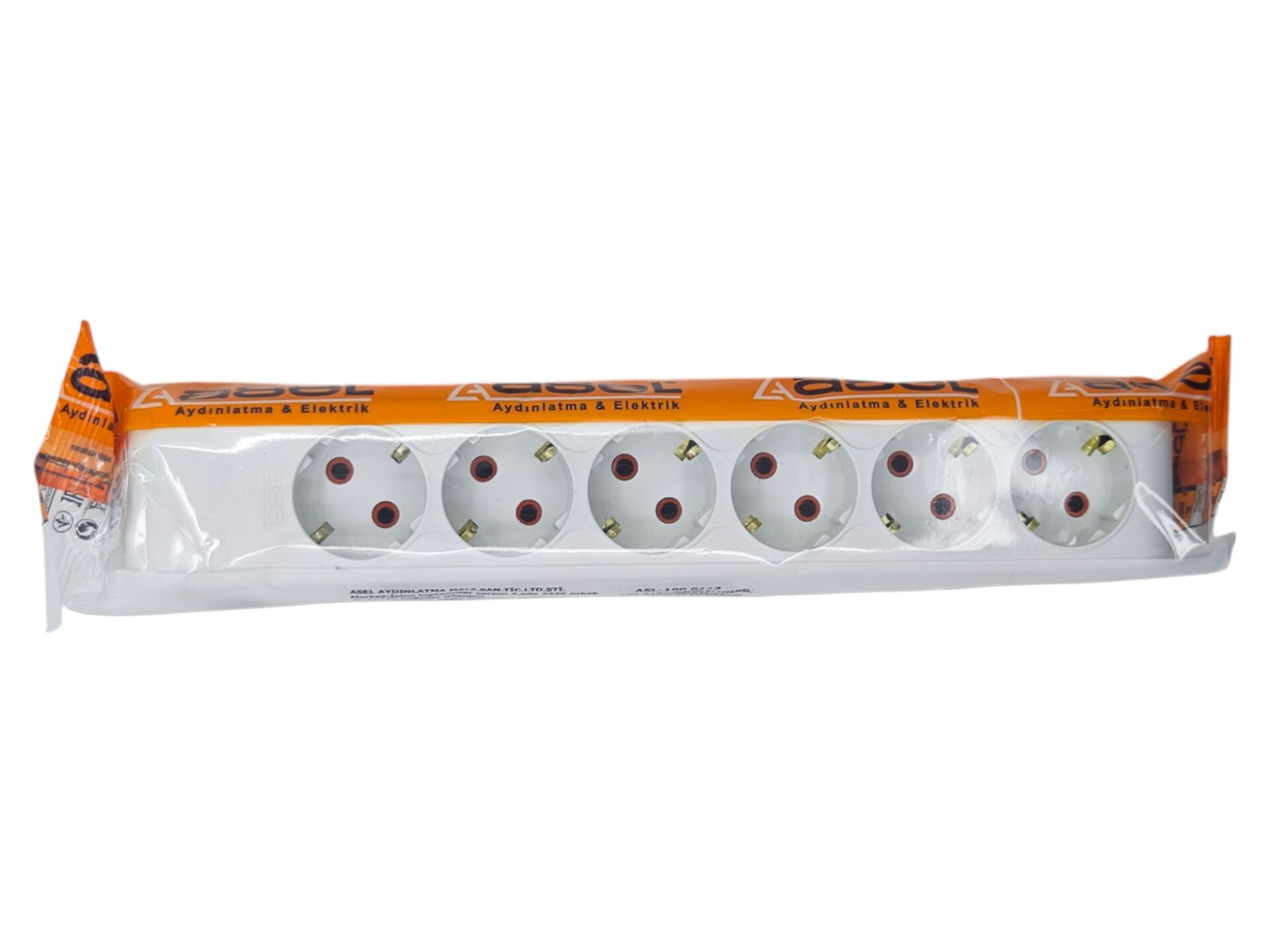 ASL-4298   Asel Klemensli Grup Priz 6lı