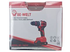 PRT37   Be-Welt 10mm Darbeli Vidalama Matkap - Kırmızı
