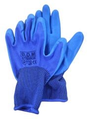 082   B.D.M Nitril İş Eldivenleri 10'' - Turkuaz Mavi
