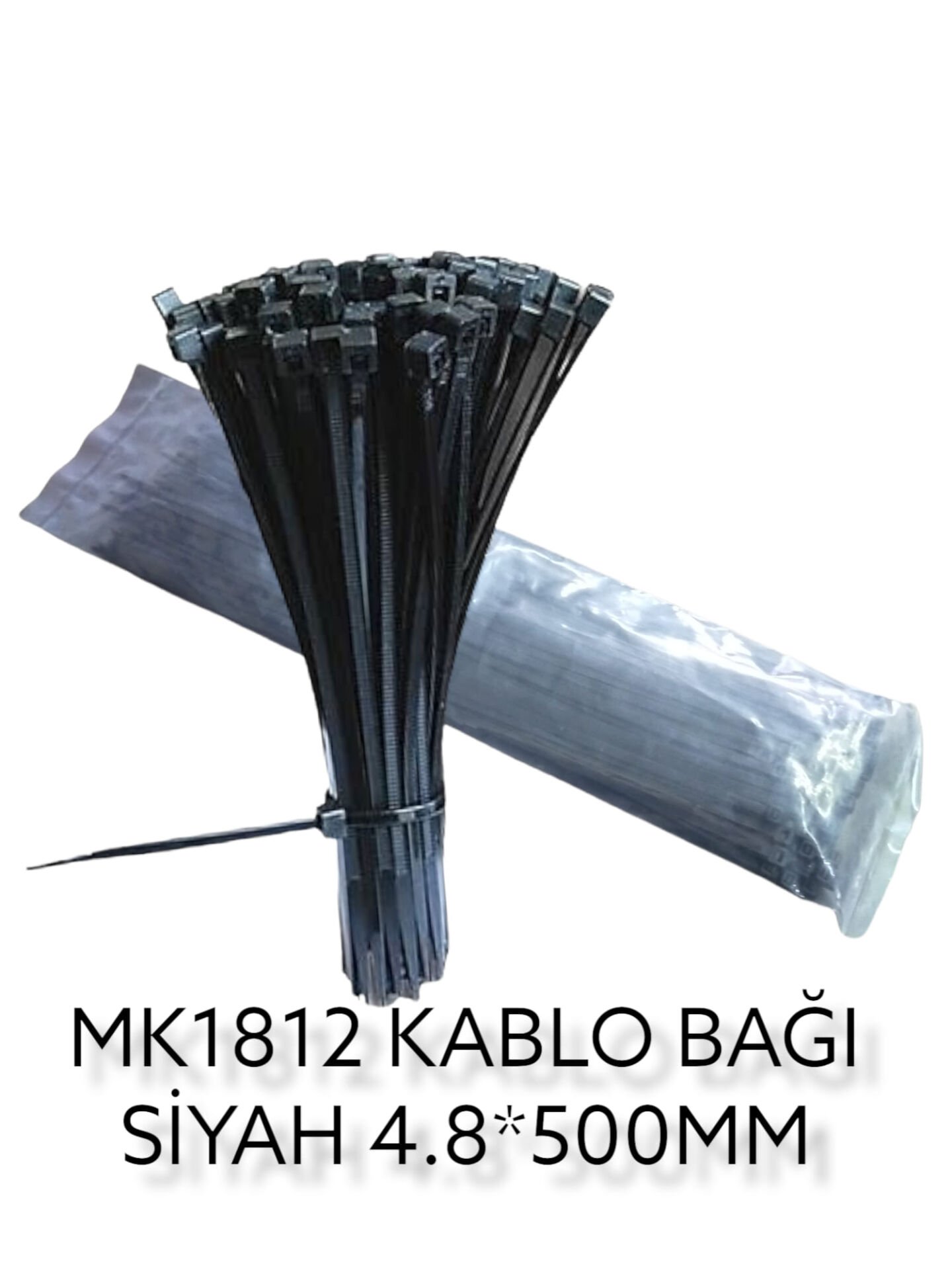 Mk1812   Bay-Tec Kablo Bağı 4.8*500Mm - Siyah