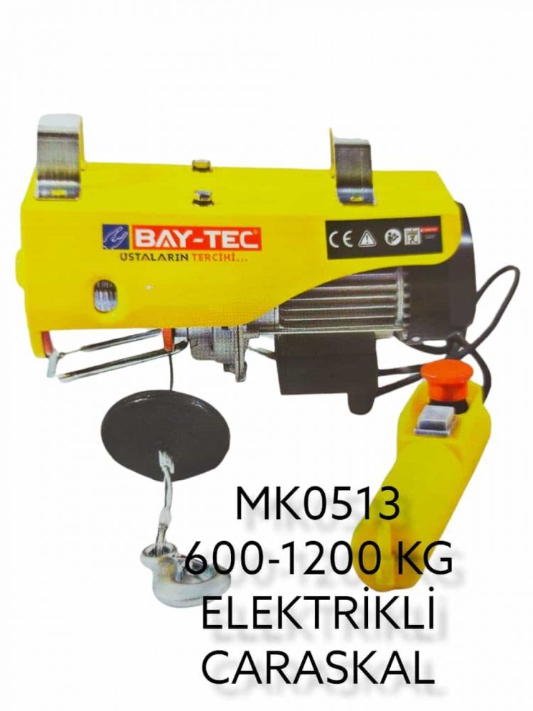 MK0513   Bay-Tec Elektrikli Vinç Caraskal 600-1200Kg