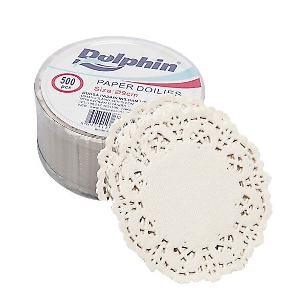 D-90   Dolphin Bardak Altı Kağıdı 9Cm 500Lü