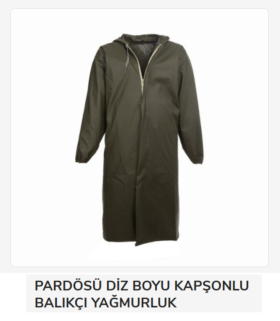 Hps125   Pardesü Yağmurluk yerli 125Cm