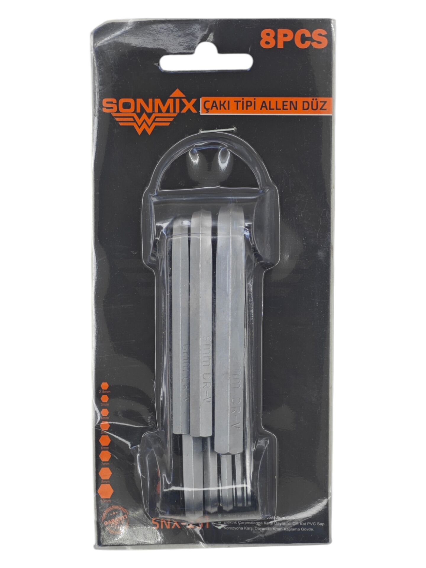 SNX-251   Sonmix Çakı Tipi Düz Alyan 8li