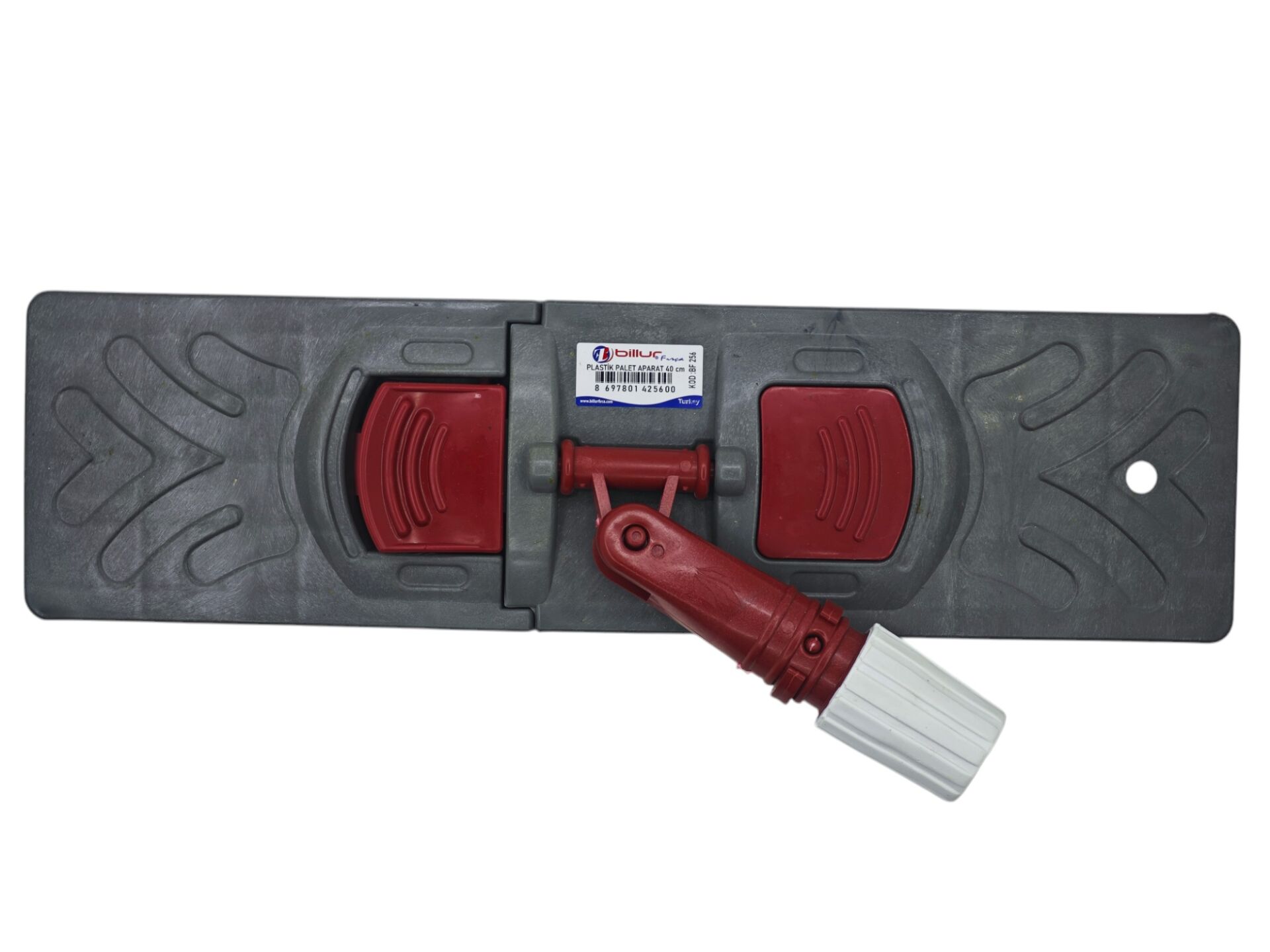 BF256   Billur Fırça Tek Düğme Nemli Mop Palet Aparat 40cm