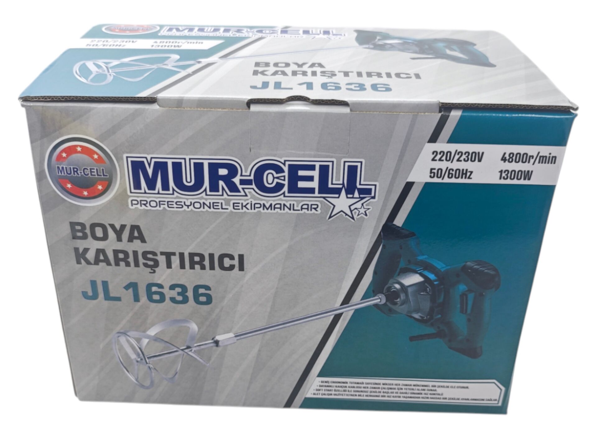 JL1636   Mur-Cell 220V Boya Karıştırıcı 1300W